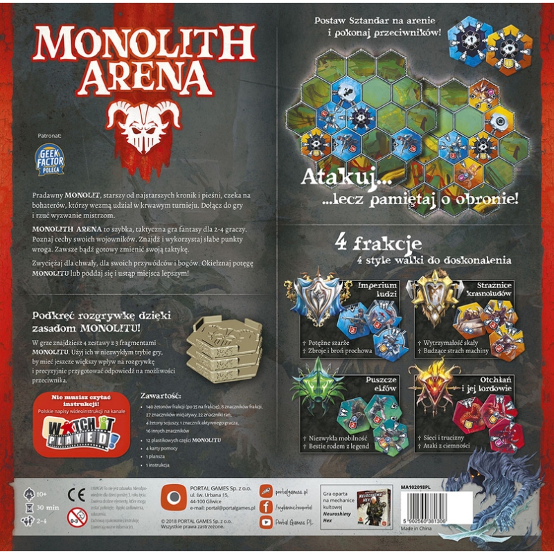 Monolith Arena Board Game Monopolis Toko Board Games